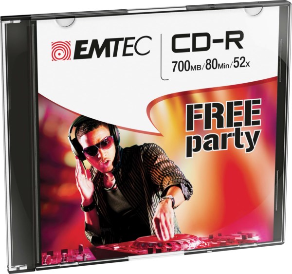 ΔΙΣΚΟΙ EMTEC CD-R 80min 700MB 52X SLIM